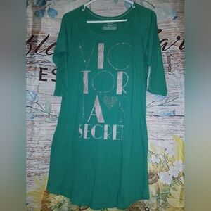 Victoria's Secret Teal Top with Silver Detail